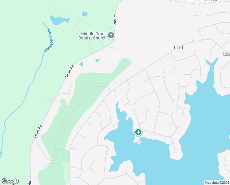map of restaurants, bars, coffee shops, grocery stores, and more near Tucker Court in Seven Lakes