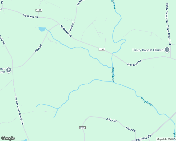 map of restaurants, bars, coffee shops, grocery stores, and more near 3529 McKinney Road in Mooresboro