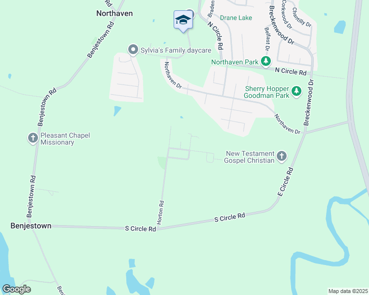 map of restaurants, bars, coffee shops, grocery stores, and more near 650 Rouge Bluff Road in Memphis