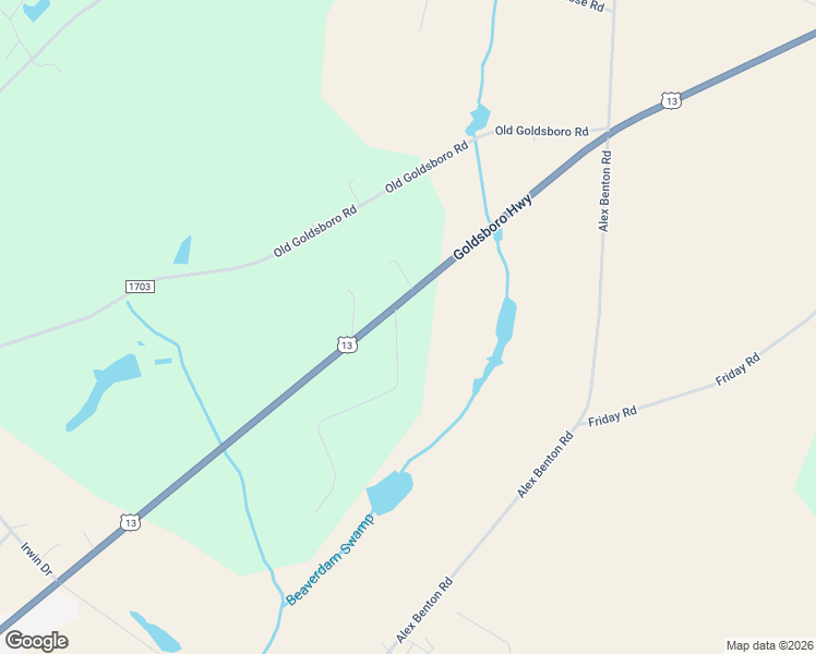 map of restaurants, bars, coffee shops, grocery stores, and more near 2-398 Mary Marsh Ln in Newton Grove