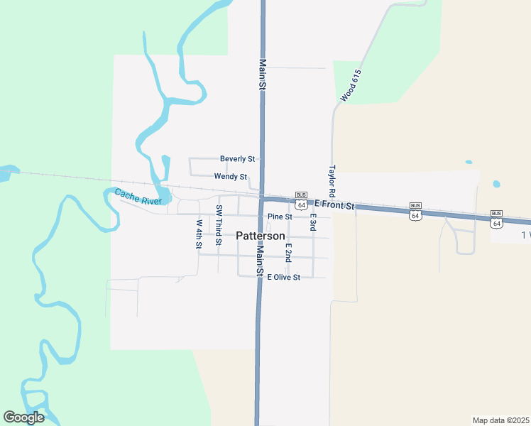 map of restaurants, bars, coffee shops, grocery stores, and more near 17 Main Street in Patterson