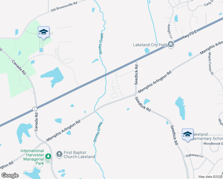 map of restaurants, bars, coffee shops, grocery stores, and more near 4815 Market Green Place West in Lakeland