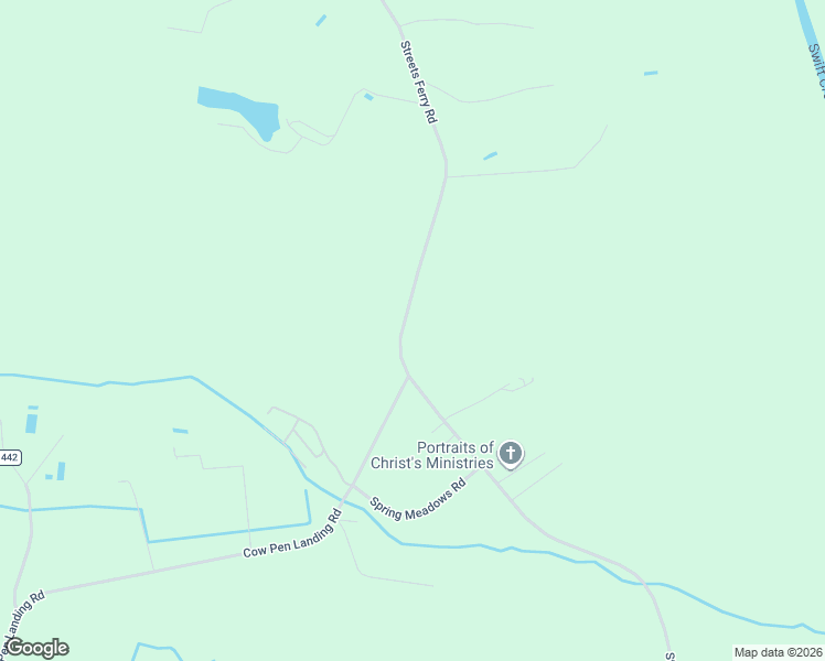 map of restaurants, bars, coffee shops, grocery stores, and more near 1739 Streets Ferry Road in Vanceboro