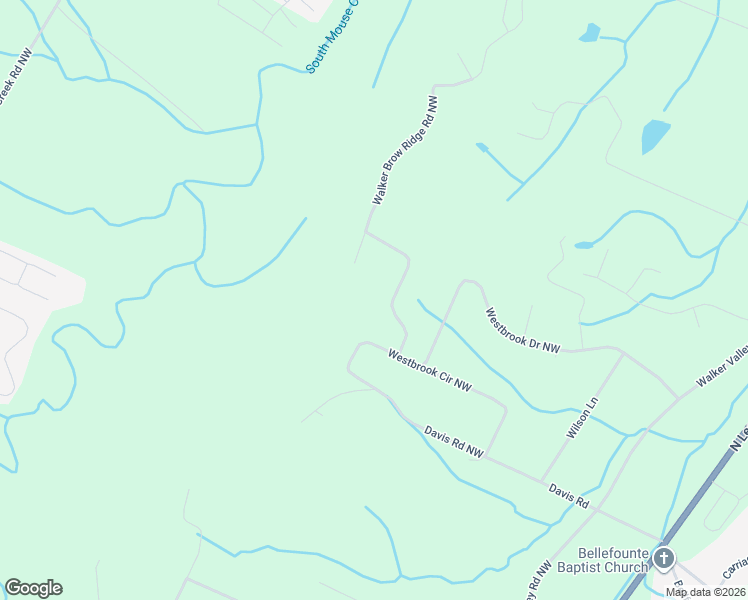 map of restaurants, bars, coffee shops, grocery stores, and more near 141 Walker Brow Trail Northwest in Cleveland