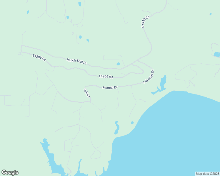 map of restaurants, bars, coffee shops, grocery stores, and more near Foothill Drive in McIntosh County
