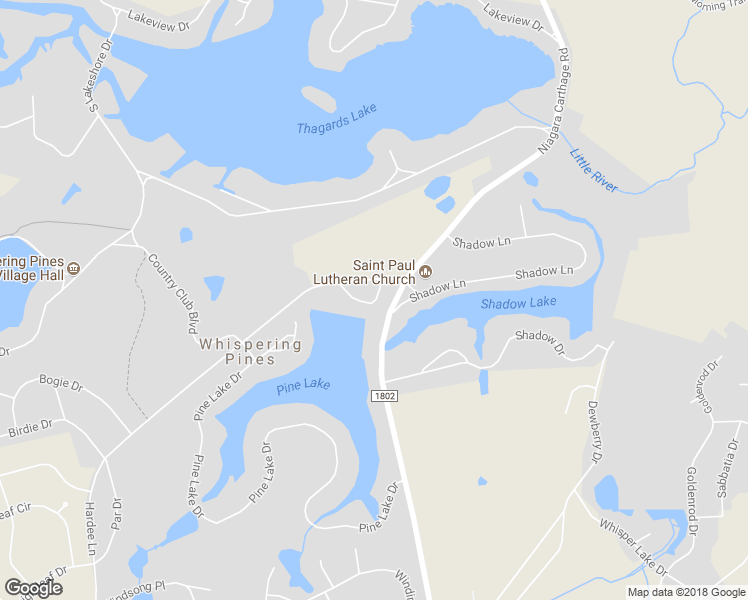 map of restaurants, bars, coffee shops, grocery stores, and more near 14 Pine Crescent Street in Carthage