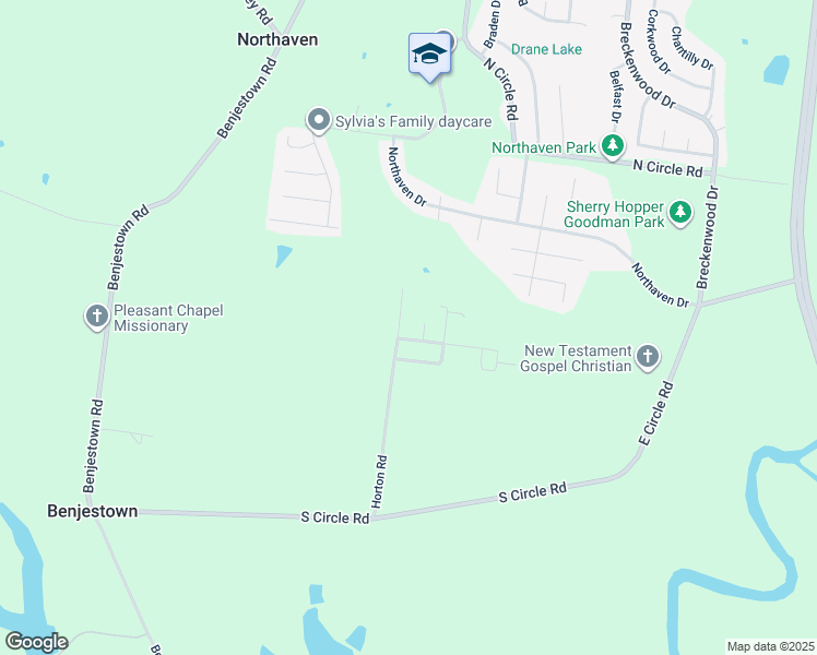 map of restaurants, bars, coffee shops, grocery stores, and more near 4800-4978 Horton Road in Memphis