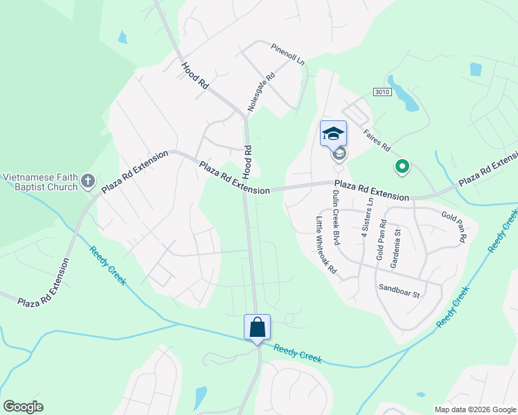 map of restaurants, bars, coffee shops, grocery stores, and more near 8549 Hood Road in Charlotte