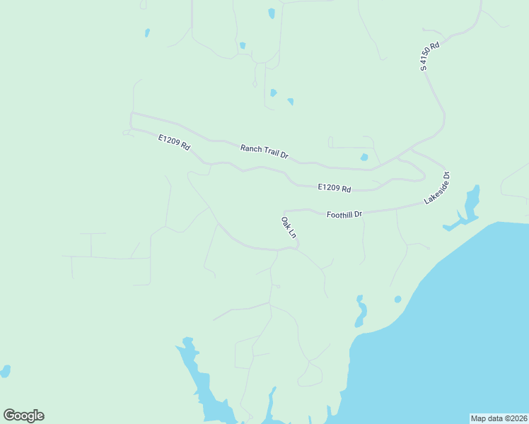 map of restaurants, bars, coffee shops, grocery stores, and more near Foothill Drive in Eufaula