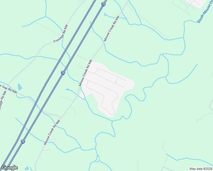 map of restaurants, bars, coffee shops, grocery stores, and more near 213 Thoroughbred Dr NW in Cleveland