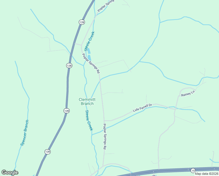 map of restaurants, bars, coffee shops, grocery stores, and more near 970 Poplar Springs Road in Savannah