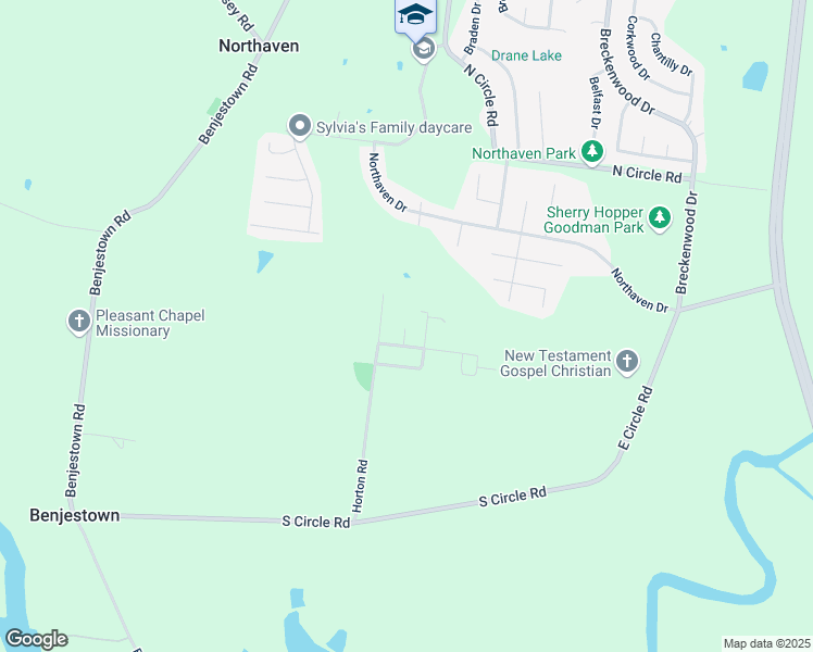 map of restaurants, bars, coffee shops, grocery stores, and more near 650 Rouge Bluff Road in Memphis