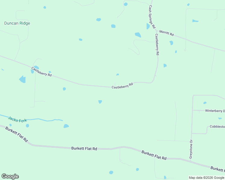 map of restaurants, bars, coffee shops, grocery stores, and more near 248 Castleberry Road in Greenbrier