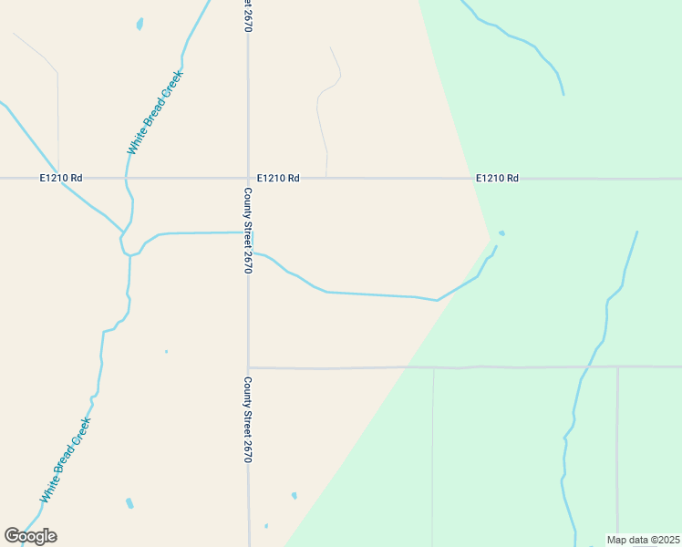 map of restaurants, bars, coffee shops, grocery stores, and more near 23043 County Road 1210 in Gracemont