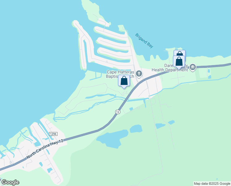 map of restaurants, bars, coffee shops, grocery stores, and more near 50846 North Carolina 12 in Frisco