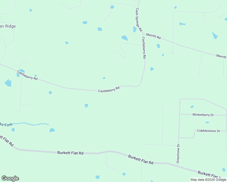 map of restaurants, bars, coffee shops, grocery stores, and more near 259 Castleberry Road in Greenbrier