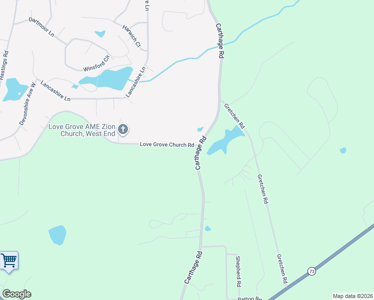 map of restaurants, bars, coffee shops, grocery stores, and more near 1238 Love Grove in West End