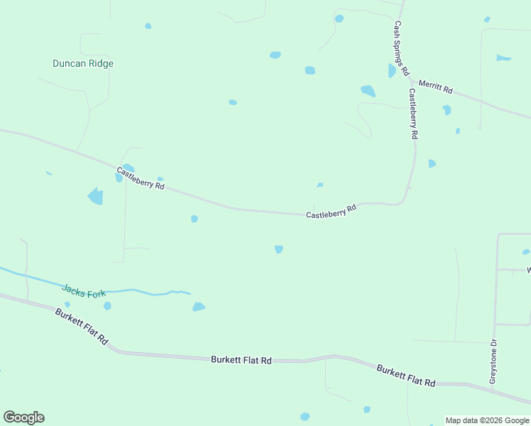 map of restaurants, bars, coffee shops, grocery stores, and more near 231 Castleberry Road in Greenbrier