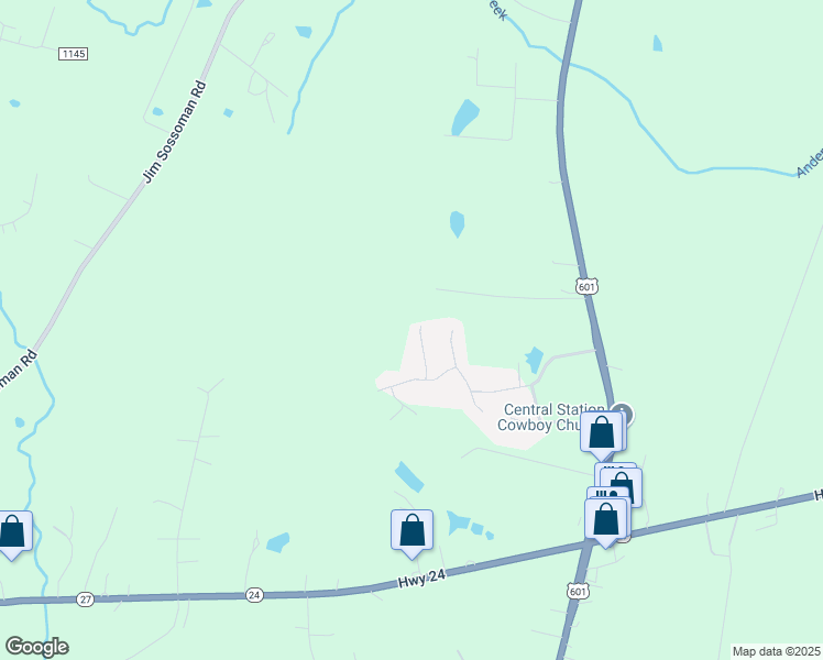 map of restaurants, bars, coffee shops, grocery stores, and more near 11616 Mud Drive in Midland