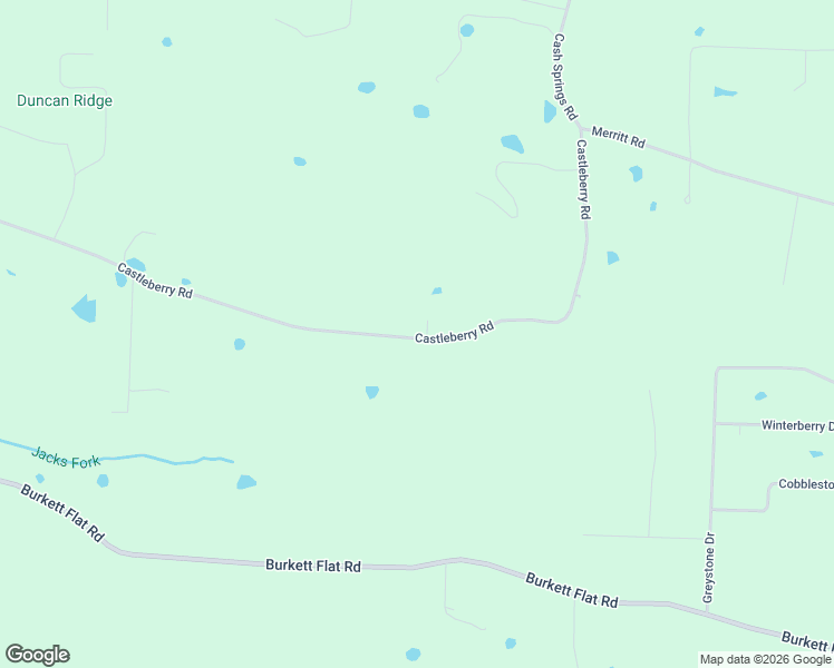 map of restaurants, bars, coffee shops, grocery stores, and more near 249 Castleberry Road in Greenbrier