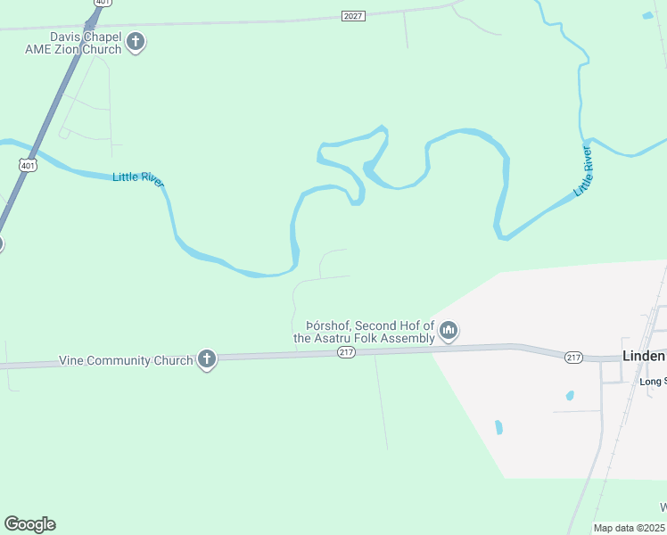 map of restaurants, bars, coffee shops, grocery stores, and more near 8215 Rivermist Lane in Linden
