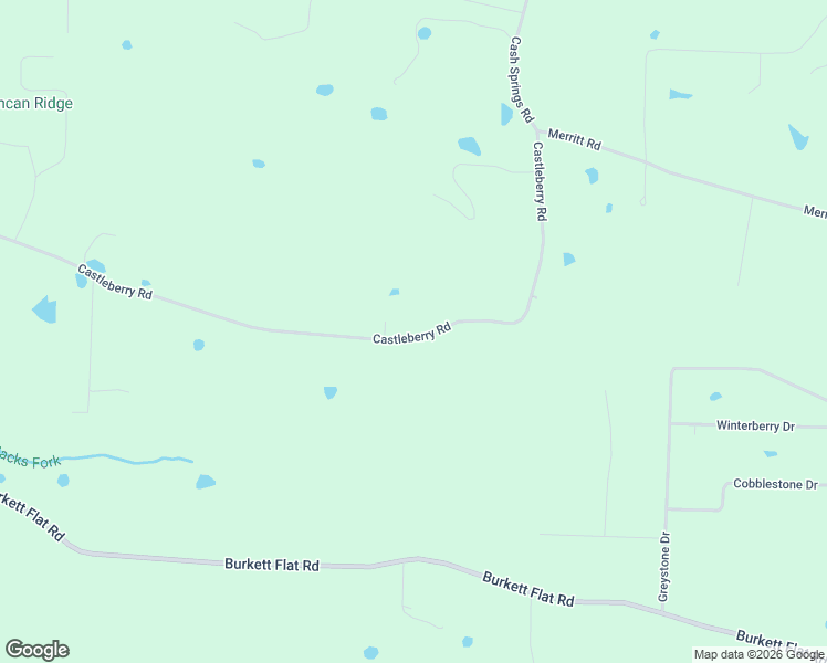 map of restaurants, bars, coffee shops, grocery stores, and more near 259 Castleberry Road in Greenbrier