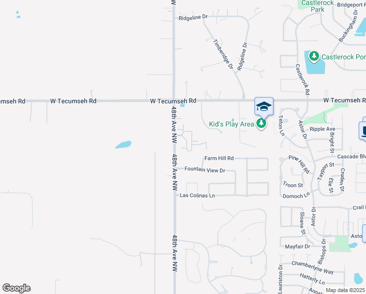 map of restaurants, bars, coffee shops, grocery stores, and more near 3312 Enclave Lane in Norman