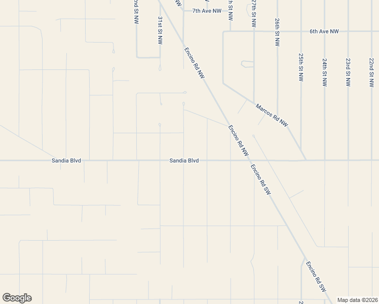 map of restaurants, bars, coffee shops, grocery stores, and more near 13 29th Street Southwest in Rio Rancho