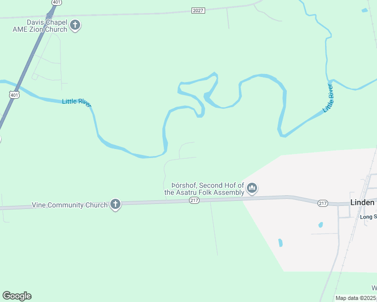 map of restaurants, bars, coffee shops, grocery stores, and more near 8215 Rivermist Lane in Linden