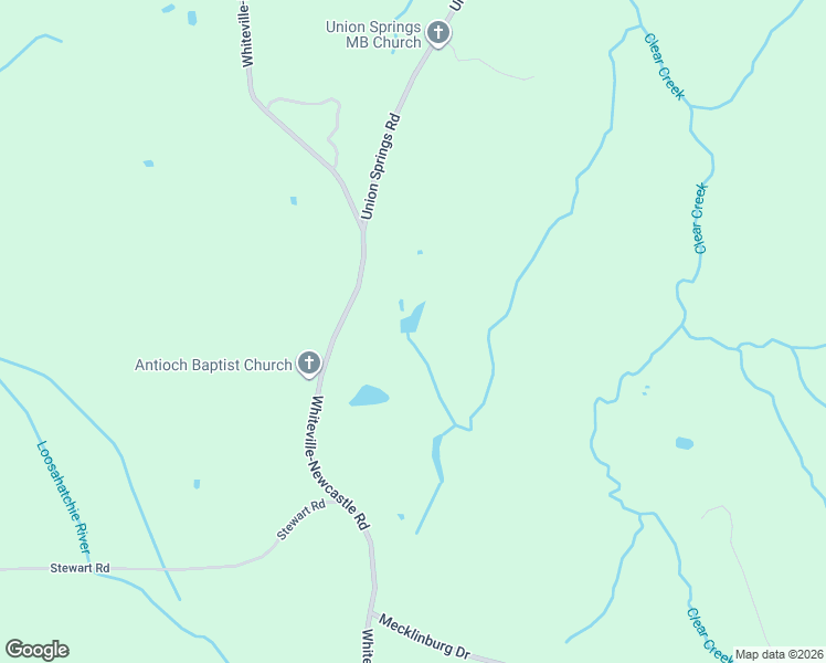 map of restaurants, bars, coffee shops, grocery stores, and more near 5150 Whiteville-Newcastle Road in Whiteville