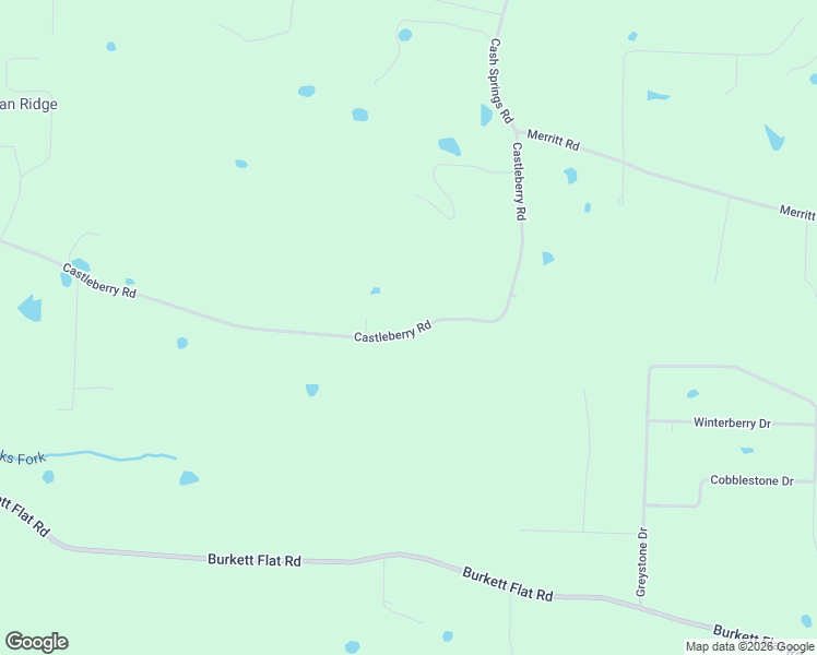 map of restaurants, bars, coffee shops, grocery stores, and more near 259 Castleberry Road in Greenbrier