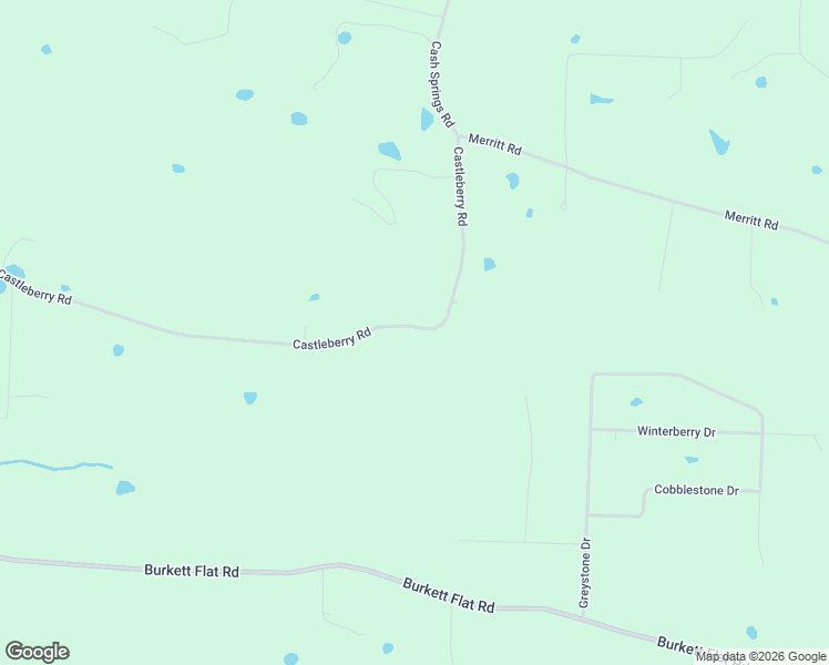 map of restaurants, bars, coffee shops, grocery stores, and more near 281 Castleberry Road in Greenbrier