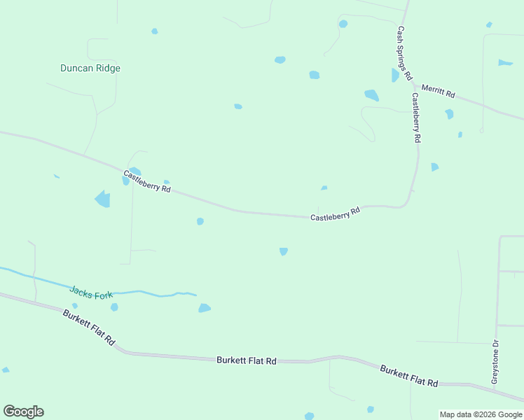 map of restaurants, bars, coffee shops, grocery stores, and more near 231 Castleberry Road in Greenbrier