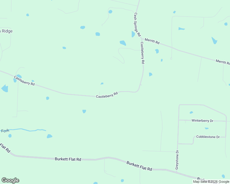 map of restaurants, bars, coffee shops, grocery stores, and more near 224-276 Castleberry Road in Greenbrier