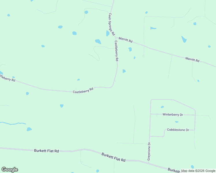 map of restaurants, bars, coffee shops, grocery stores, and more near 281 Castleberry Road in Greenbrier