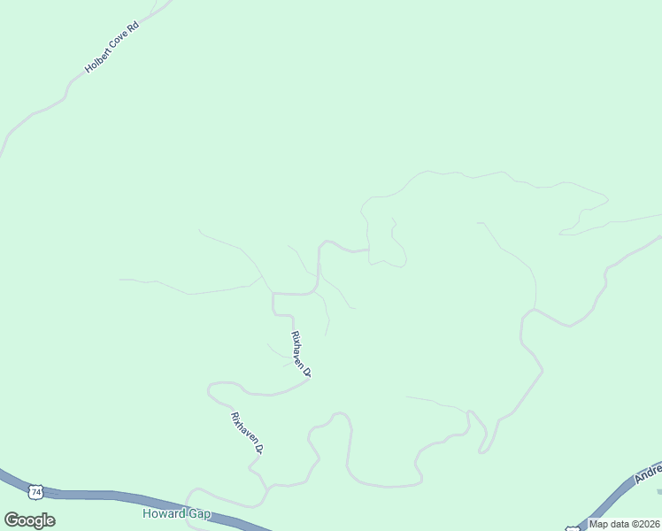 map of restaurants, bars, coffee shops, grocery stores, and more near 75 Cougar Lane in Saluda