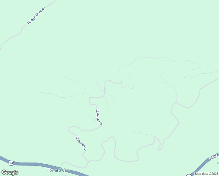 map of restaurants, bars, coffee shops, grocery stores, and more near 75 Cougar Lane in Saluda