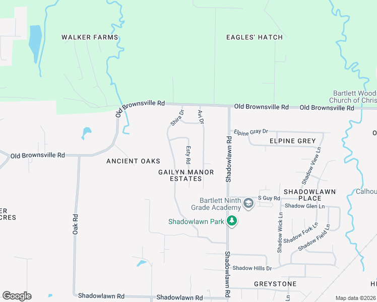 map of restaurants, bars, coffee shops, grocery stores, and more near 4877 Esty Rd in Arlington