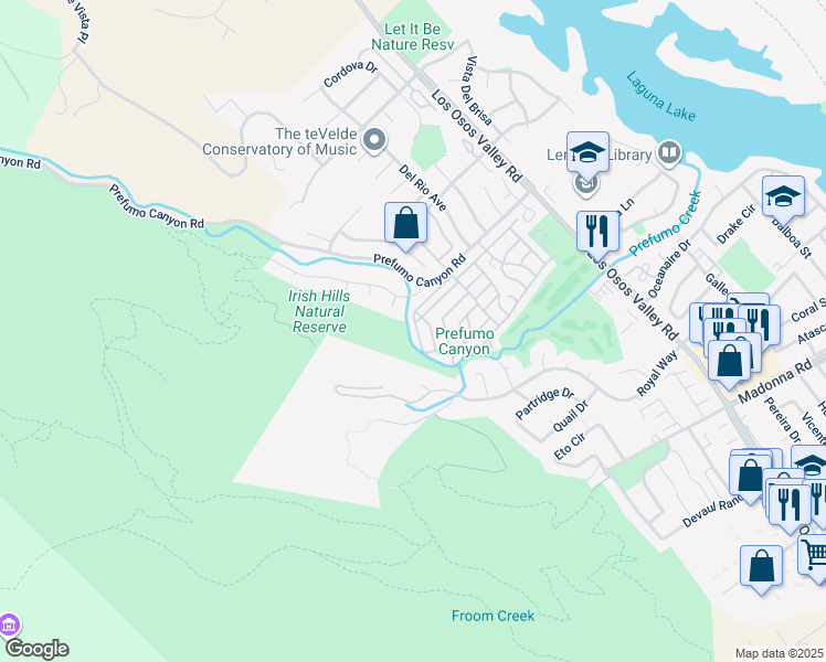 map of restaurants, bars, coffee shops, grocery stores, and more near 1013 Jane Drive in San Luis Obispo