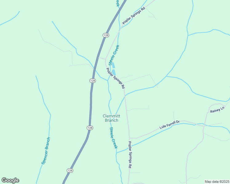 map of restaurants, bars, coffee shops, grocery stores, and more near 1105 Poplar Springs Road in Savannah
