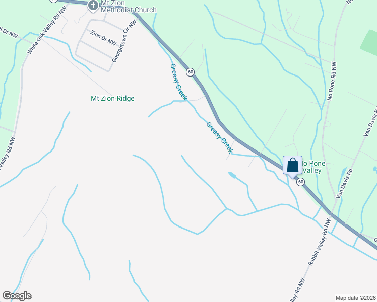 map of restaurants, bars, coffee shops, grocery stores, and more near 6713 Georgetown Road Northwest in Cleveland