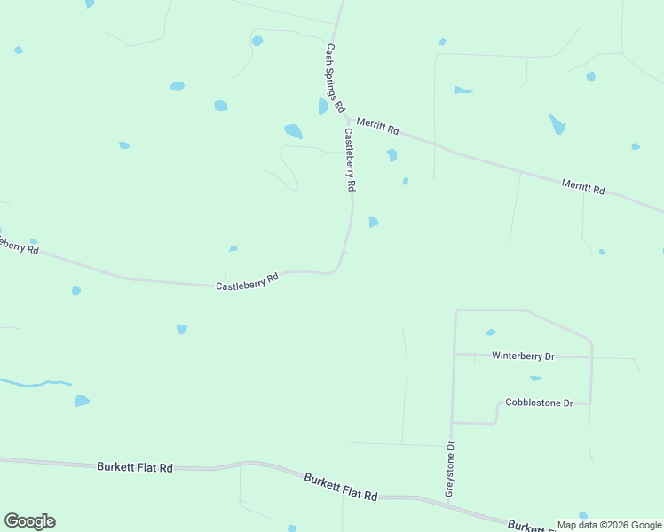 map of restaurants, bars, coffee shops, grocery stores, and more near 317 Castleberry Road in Greenbrier