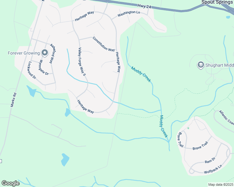 map of restaurants, bars, coffee shops, grocery stores, and more near 929 Heritage Way in Cameron