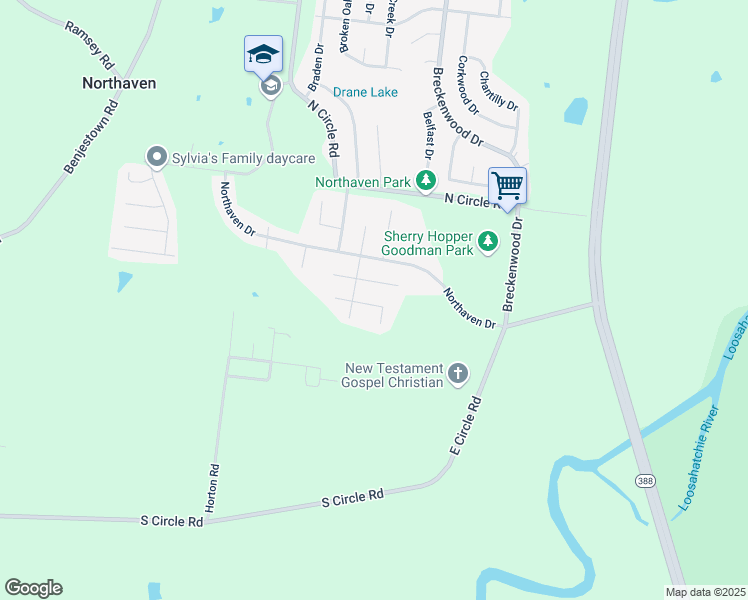 map of restaurants, bars, coffee shops, grocery stores, and more near 788 Archie Drive in Memphis