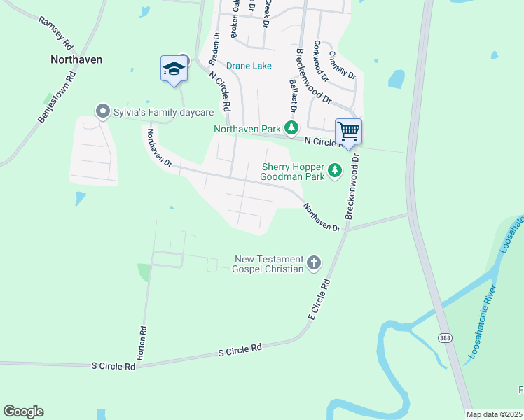 map of restaurants, bars, coffee shops, grocery stores, and more near 788 Archie Drive in Memphis