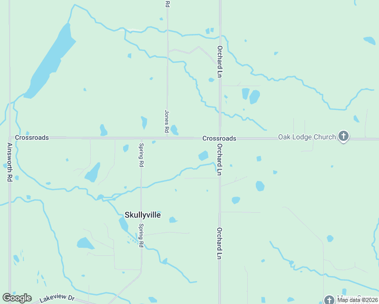 map of restaurants, bars, coffee shops, grocery stores, and more near 19150 Orchard Place in Spiro