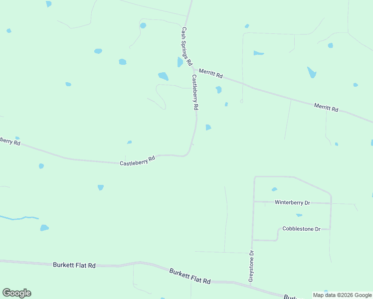 map of restaurants, bars, coffee shops, grocery stores, and more near 317 Castleberry Road in Greenbrier