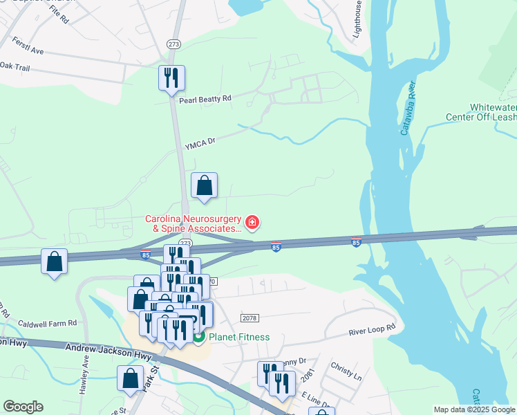 map of restaurants, bars, coffee shops, grocery stores, and more near 14 Caldwell Drive in Belmont