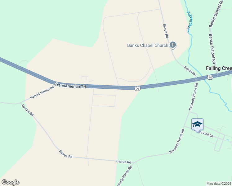 map of restaurants, bars, coffee shops, grocery stores, and more near 6043 U.S. 70 in La Grange