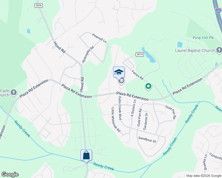 map of restaurants, bars, coffee shops, grocery stores, and more near 12014 Old Dulin Farms Way in Charlotte
